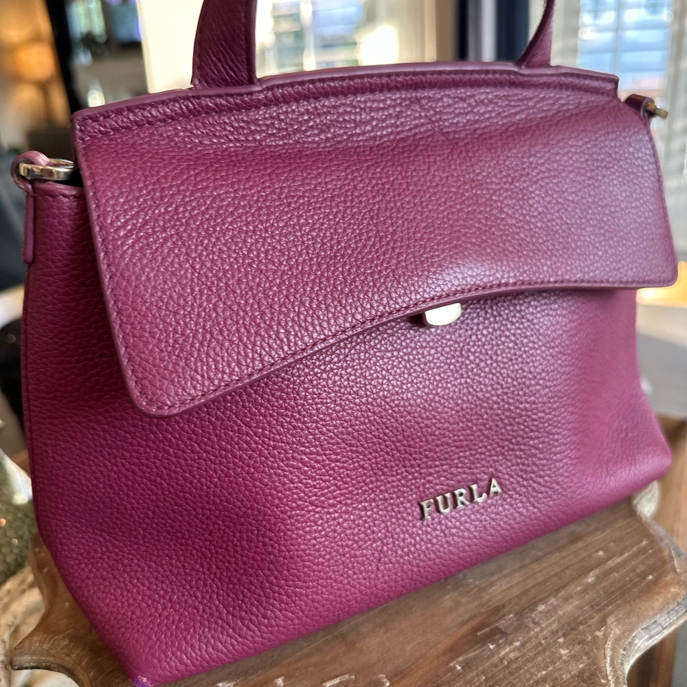 Furla Women's Rich Purple Satchel